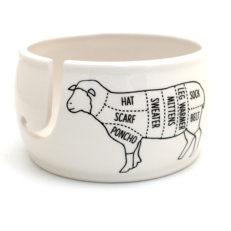 Sheep Parts Yarn Bowl