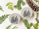 Trees Mason Jar Cover - Set of Two