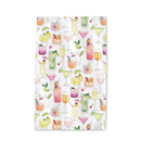 Cocktails Tea Towel -  Cocktail Drinks Kitchen Decor