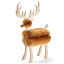 Honeycomb Reindeer Decor, Brown Multi, Large Christmas