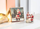Skiing Santa Votive