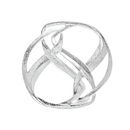 Infinity Scarf Ring - Handmade Pewter Scarf Clip for Scarves
