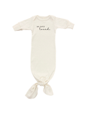 So Very Loved Organic Newborn Knotted Gown