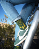 Smokey Emblem Sock: L/XL / Pine