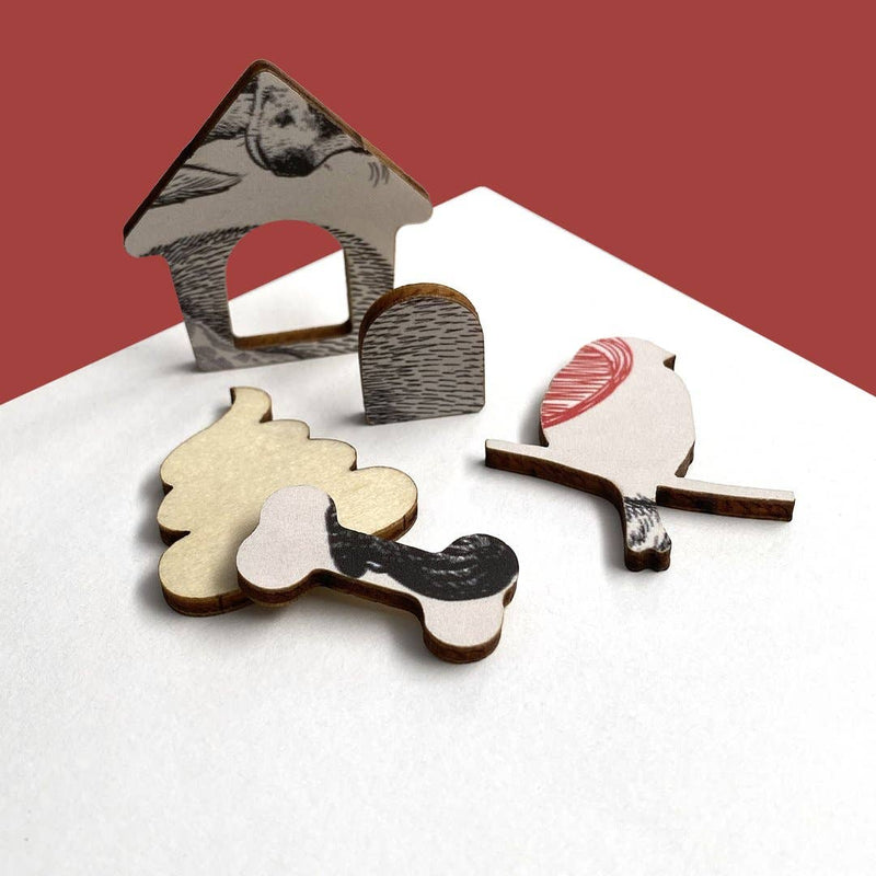 Wooden Puzzle: Pet Show in  Pouch