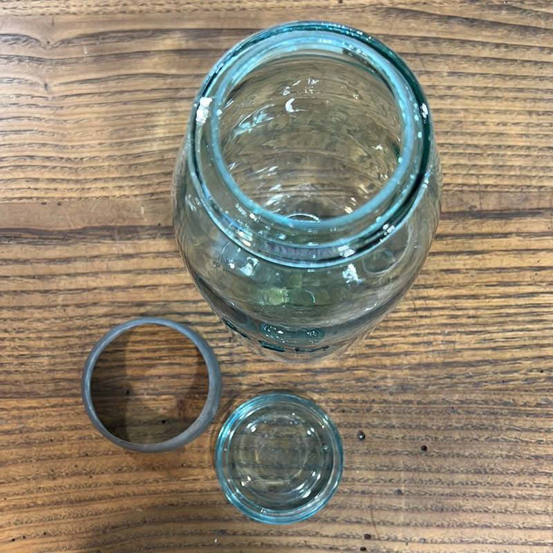 Antique GEM Mason Canning Jar with Zinc Lid
