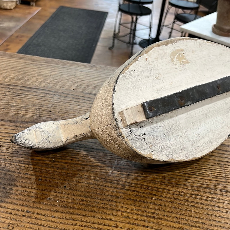 Vintage Large Balsa Wood Decoy with Glass Eyes
