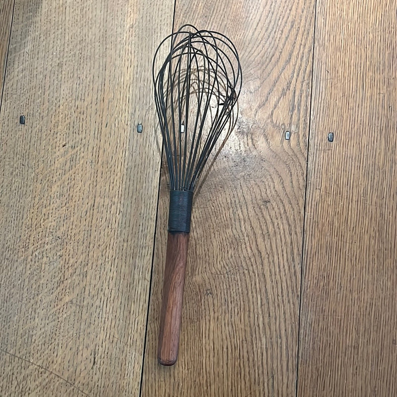 Vintage HUGE Kitchen Whisk with Wood Handle