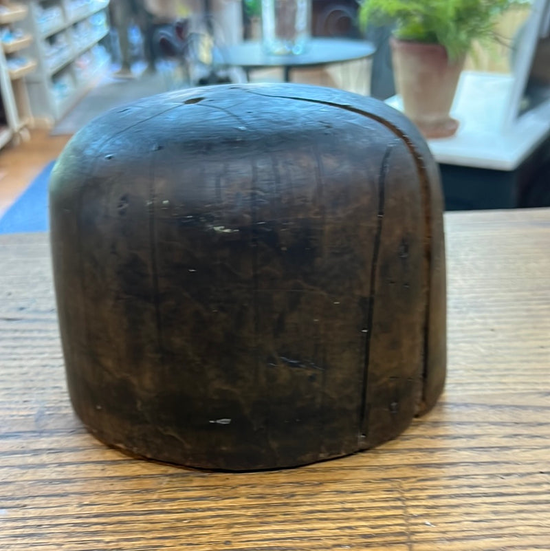 Vintage European Wooden Hat Form
