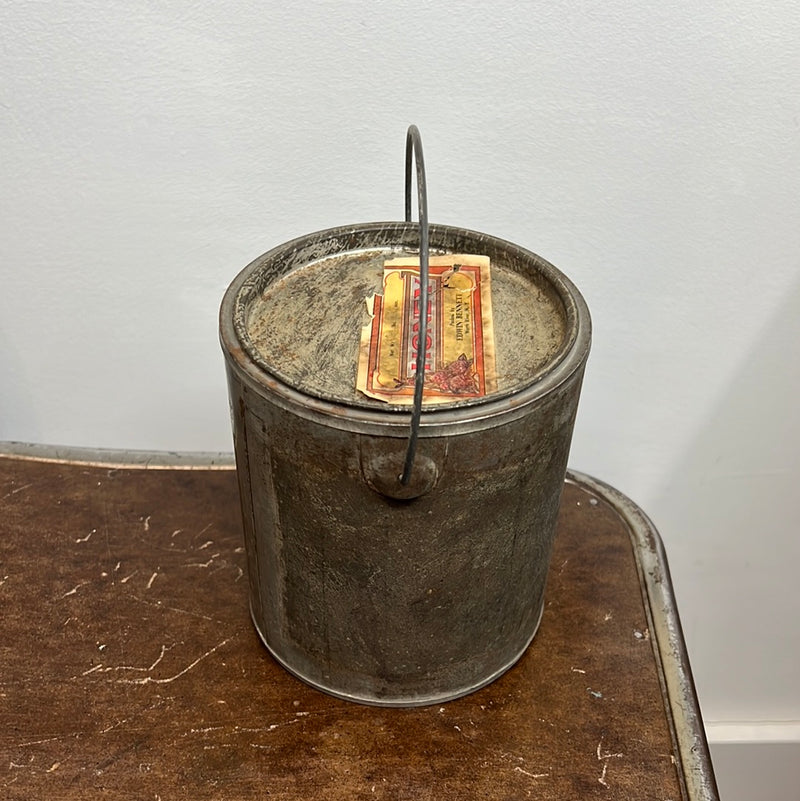 Vintage Honey Tin Bucket