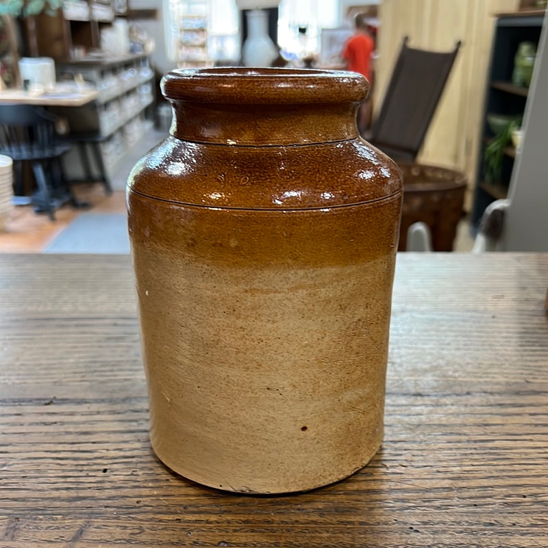 Vintage 7” Salt Glazed Crock
