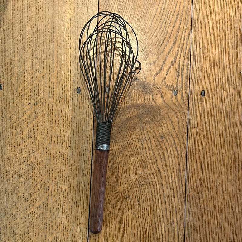 Vintage HUGE Kitchen Whisk with Wood Handle