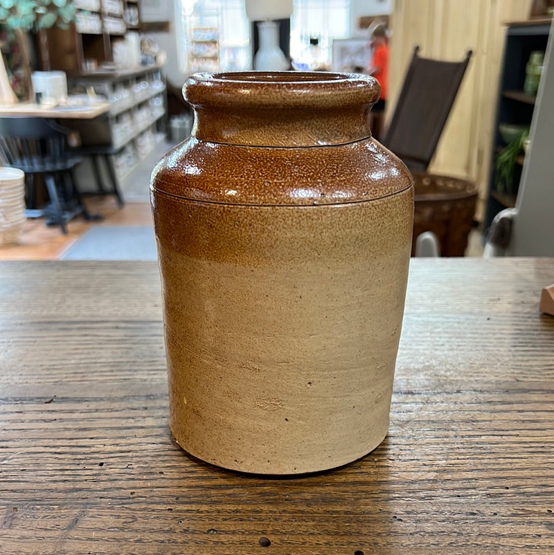 Vintage 7” Salt Glazed Crock