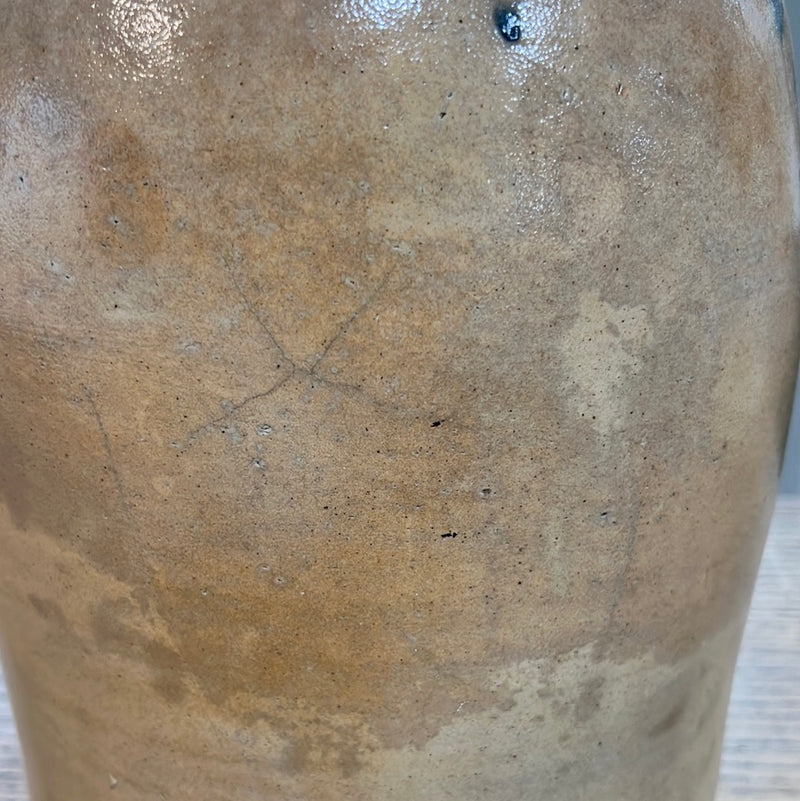 Antique 2 Gallon Stoneware Crock with Handles
