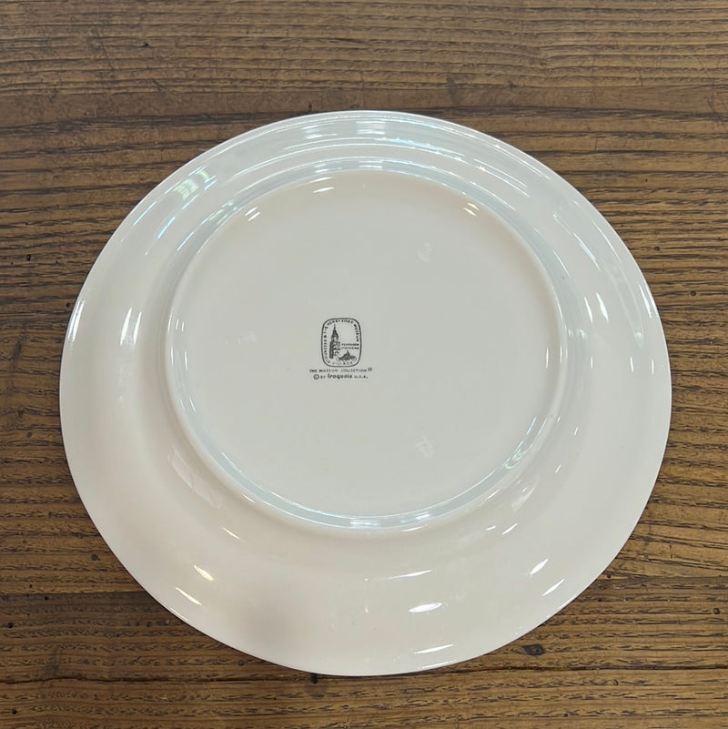 Vintage Iroquois Museum White Dinner Plate