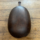 Antique Wooden Scoop Bowl Hand Carved