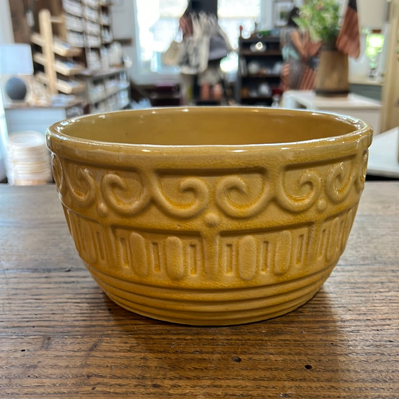 Vintage Yellow Planter / Bowl