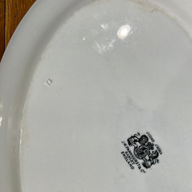 Antique J.W. Pankhurst + Co. Serving Platter