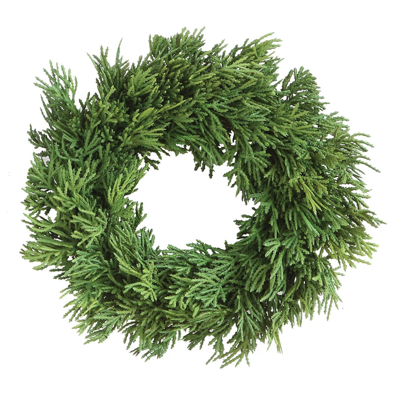 Faux Cedar 10" Wreath