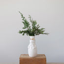 Stoneware Snowman Vase
