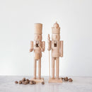 Wood Nutcracker, Natural, 2 Styles Dummer or Crown