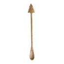 9"L Mango Wood Cocktail Spoon with Tree Handle, Natural