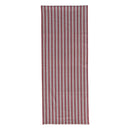 Woven Cotton Striped Table Runner, Red & Natural