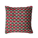 Hand-Woven Cotton Chindi Pillow with Pattern