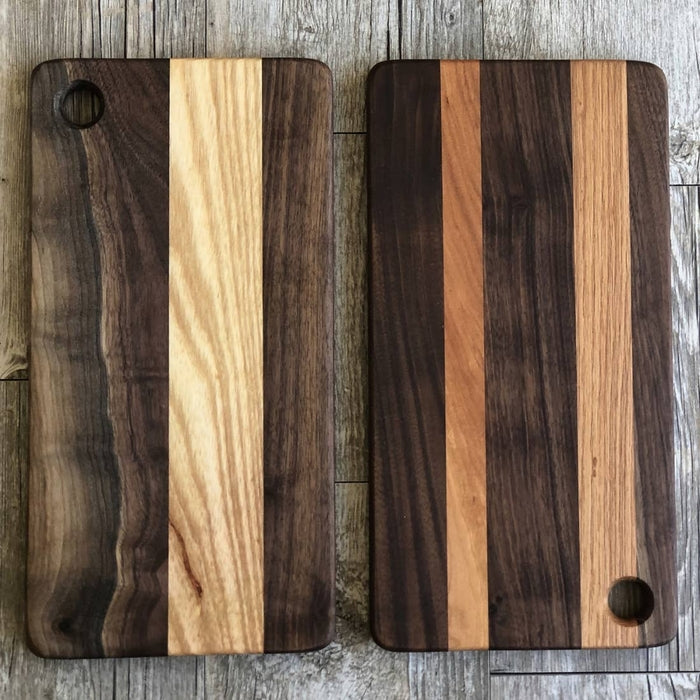 Large Stripe Cutting Board