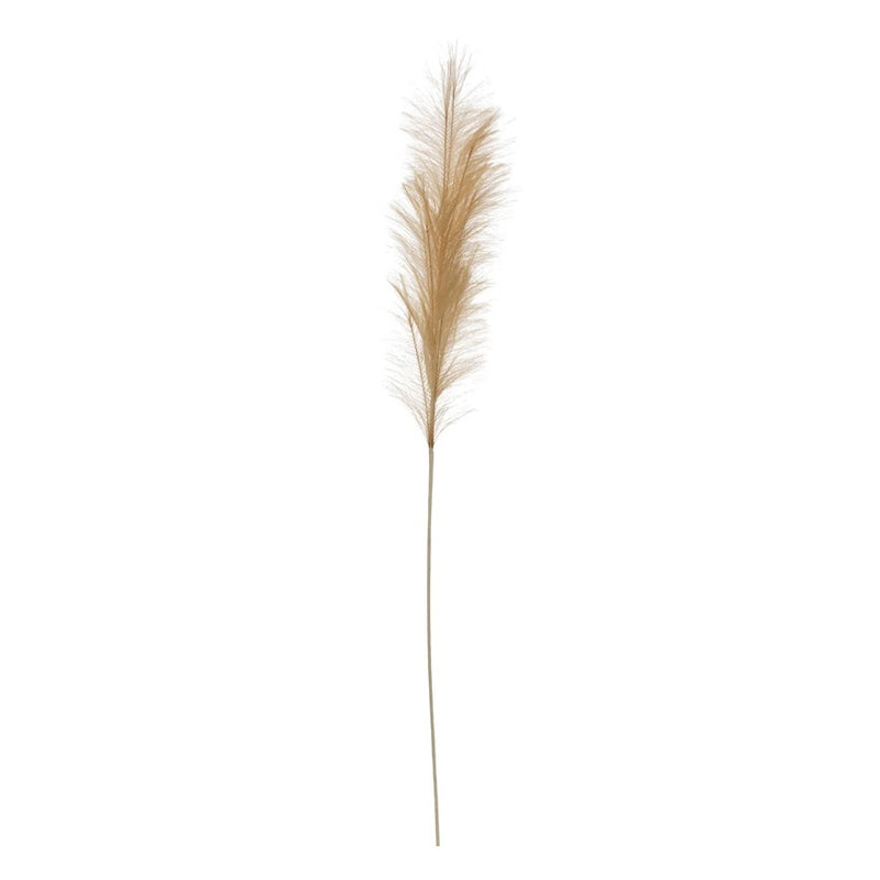 Faux Pampas Grass Plume, Wheat Color