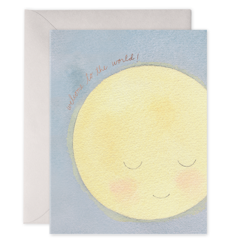 Baby Moon | New Baby Shower Card