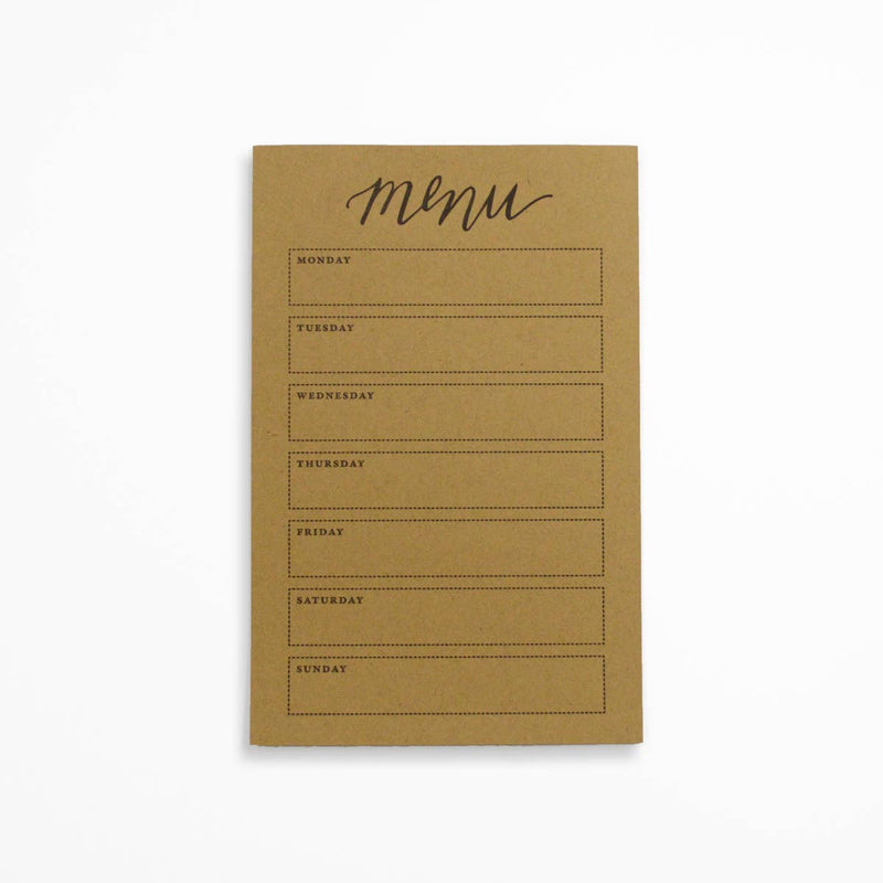 Menu Notepad | For Calendar