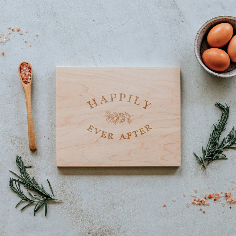 Happily Ever After Classic Handmade Cutting Board