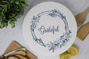 Waxed Grateful Bowl Cover