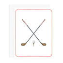 Golf Weekender Society Greeting Card