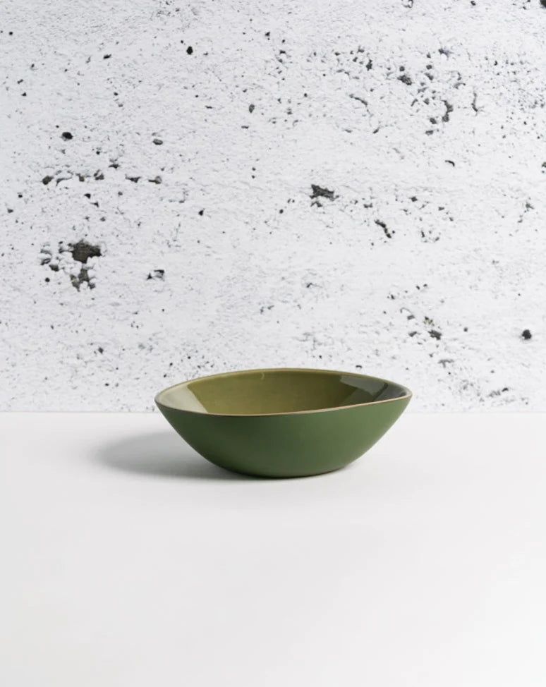 Stoneware Soup Plate | Dadasi 7.9" GREEN