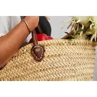 Moroccan Shopping Basket - Dark Brown