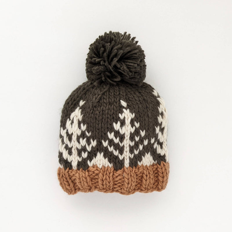Forest Knit Beanie Hat Loden: S (0-6 months)