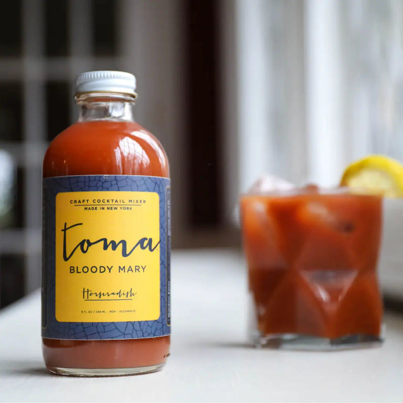 Toma Bloody Mary Mixer - Original  or Horseradish 8 OZ