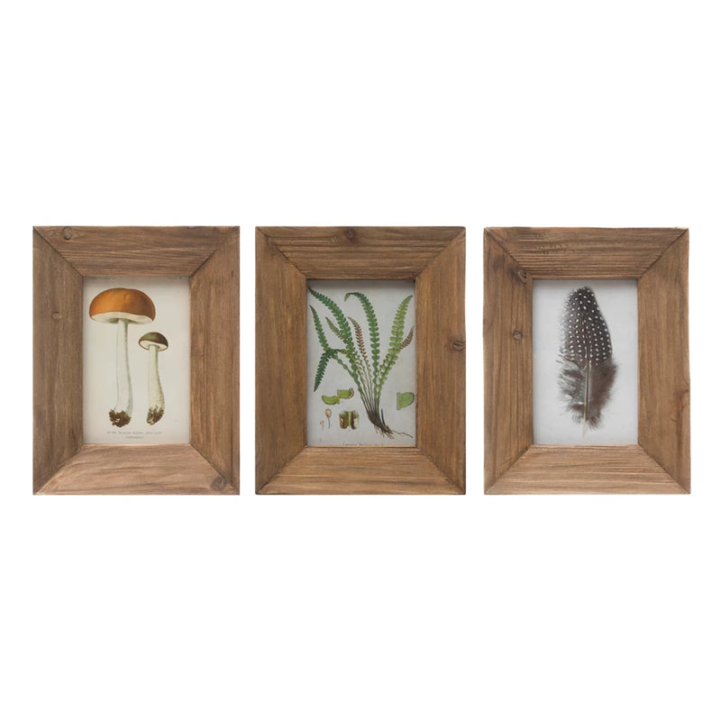 Fir Wood Photo Frame, 3 Styles (Holds 4" x 6" Photo)