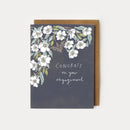 Congrats on Your Engagement - Midnight Primrose Card