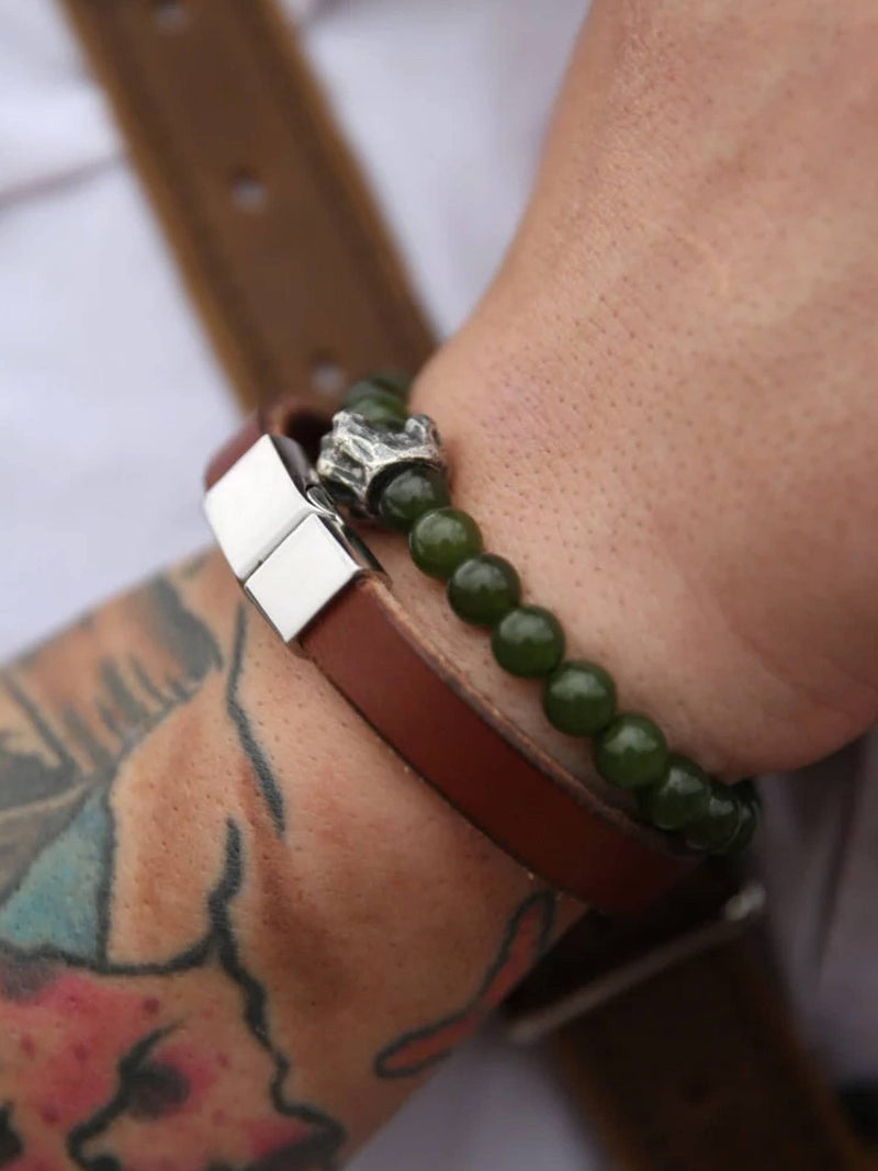 Leather Bracelet Snap