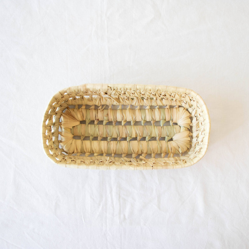 Open Weave Storage Basket 10" L x 2" T