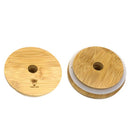 Wide Mouth Bamboo Mason Jar Lids