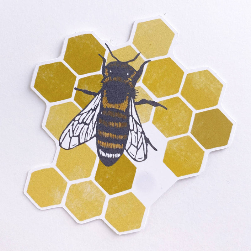 Honeybee Paper Sticker