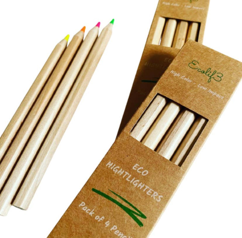 Eco Highlighter (Colored) Pencil Set of 4
