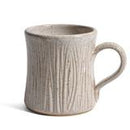 Hand Carved Birch Tree Mug - White