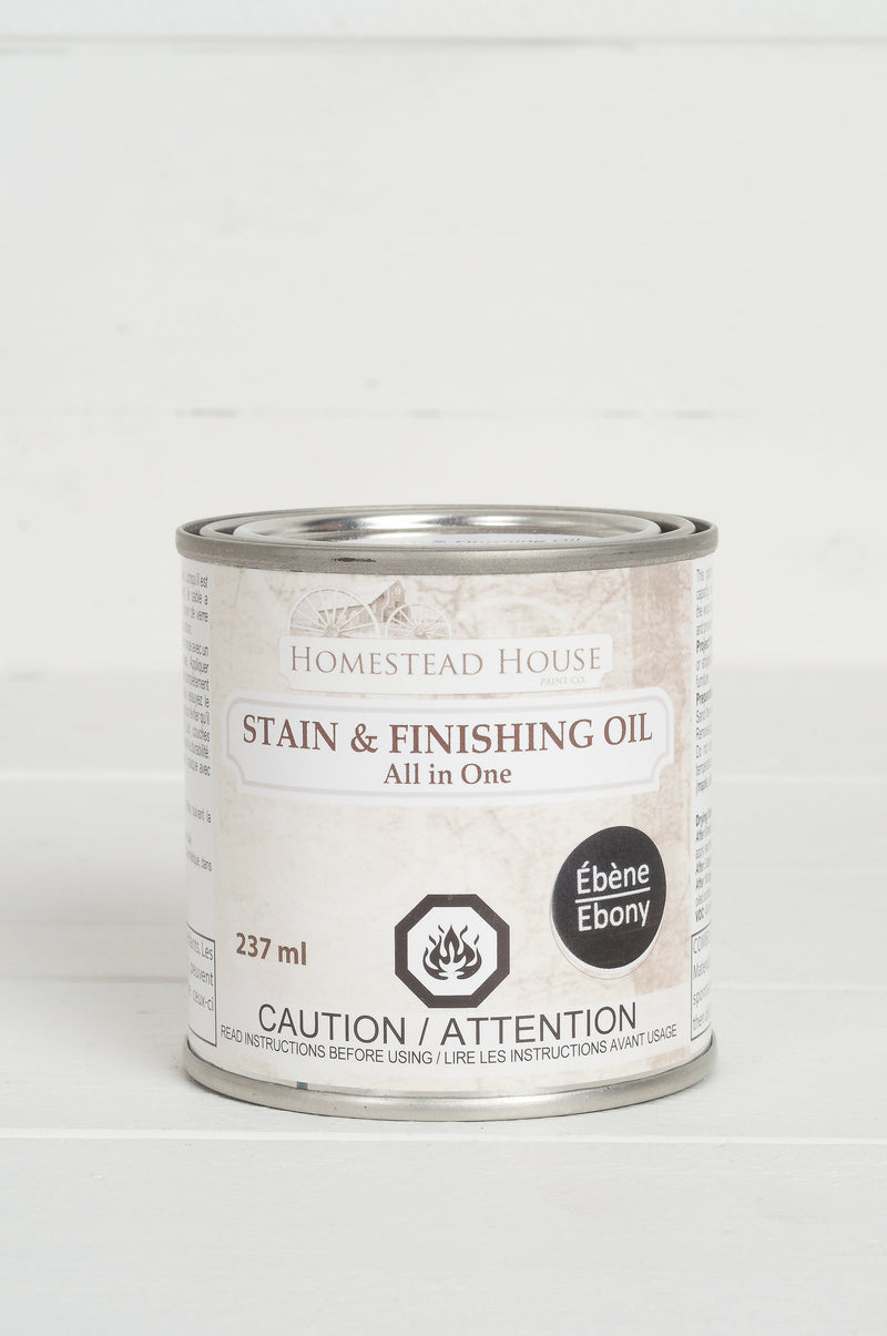 Fusion Mineral Paint - Stain and Finishing Oil - Ebony