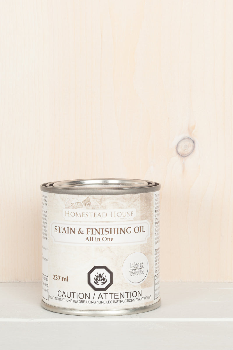 Fusion Mineral Paint - Stain and Finishing Oil - White