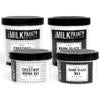 Real Milk Paint - Zero VOC Wax (Warm Black, Chestnut Brown)